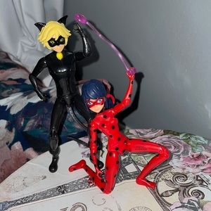 Miraculous ladybug and cat noir